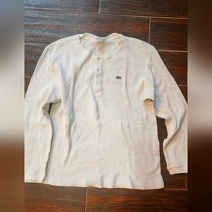 Lacoste long sleeve shirt like new xl